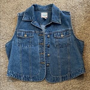 St. John’s Bay Vintage Denim Vest